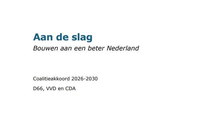 Onze tips voor het nieuwe kabinet