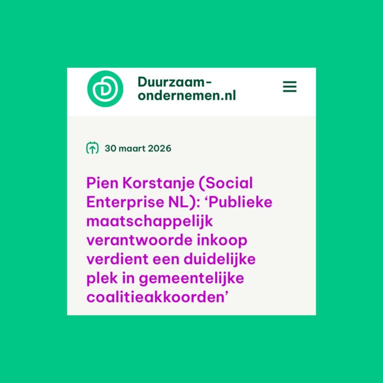 Publieke inkoop verdient een duidelijke plek in gemeentelijke coalitieakkoorden